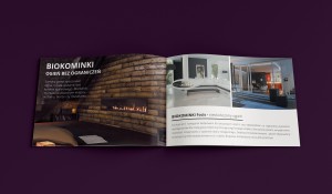 Horizontal A5 Brochure mockup